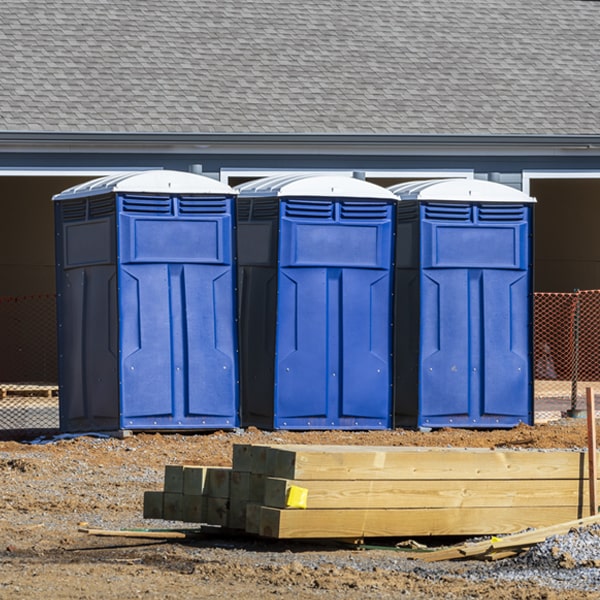 do you offer hand sanitizer dispensers inside the portable toilets in Fontana KS